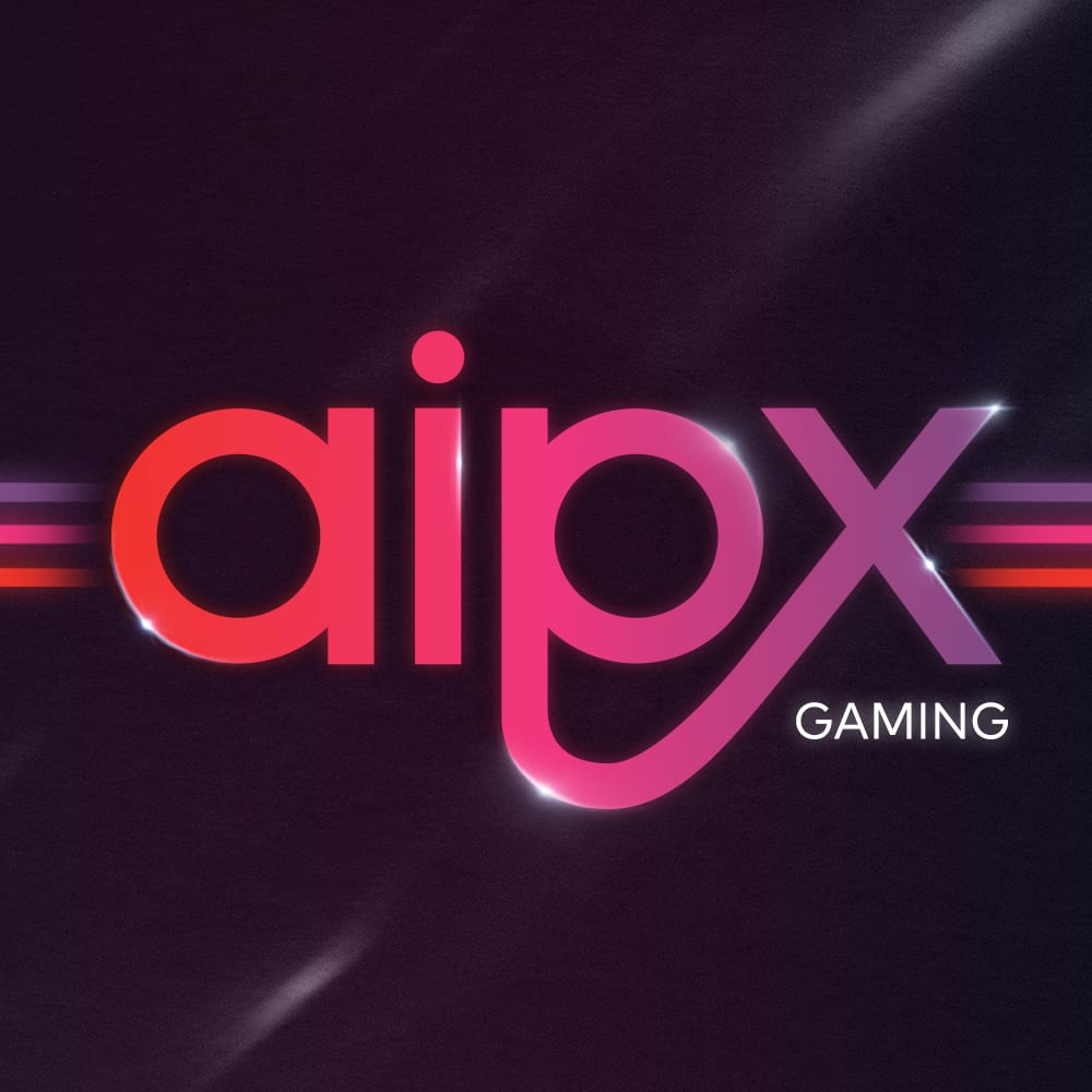 aipx profile picture: the aipx gaming logo in pink and red on a dark ground